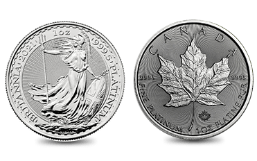 Two platinum coins